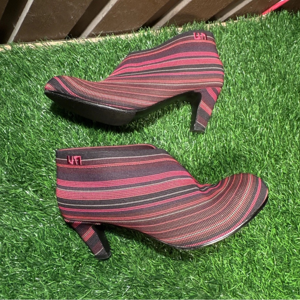 United Nude Multicolor Striped Ankle Booties SO COMFORTABLE! 10